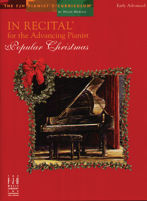 In Recital for the Advancing Pianist, Popular Christmas Cover Image