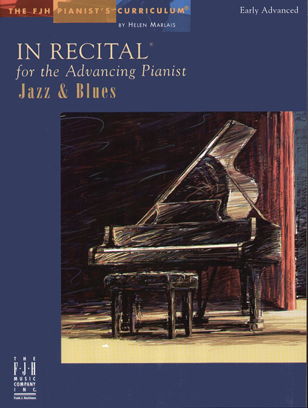 In Recital for the Advancing Pianist, Jazz & Blues Cover Image