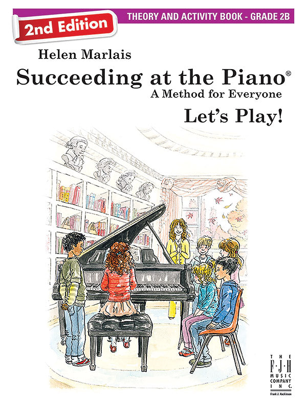 Succeeding at the Piano, Theory and Activity Book - Grade 2B (2nd Edition) Cover Image