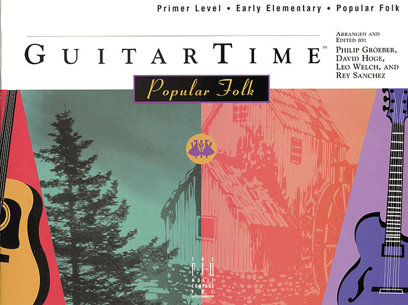 GuitarTime Popular Folk, Primer Level, Pick Style Cover Image