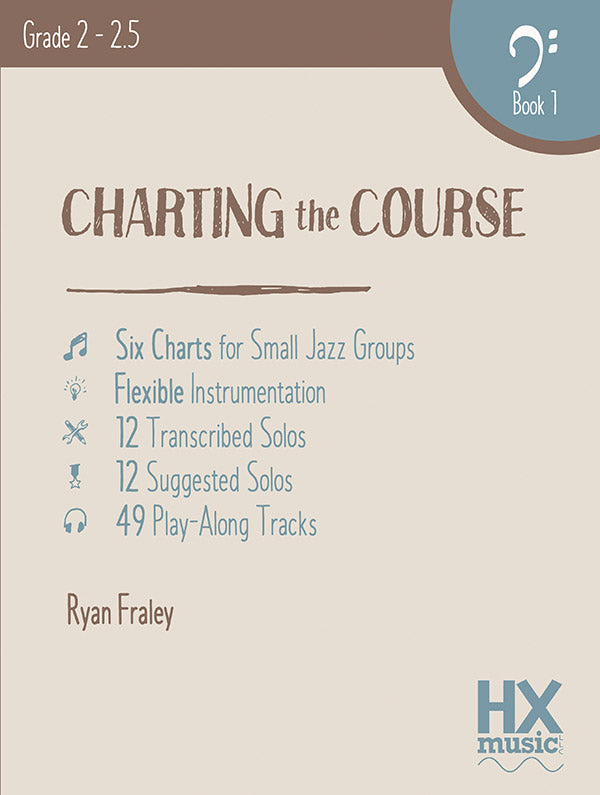 Charting the Course, Bass Clef Book 1 Cover Image