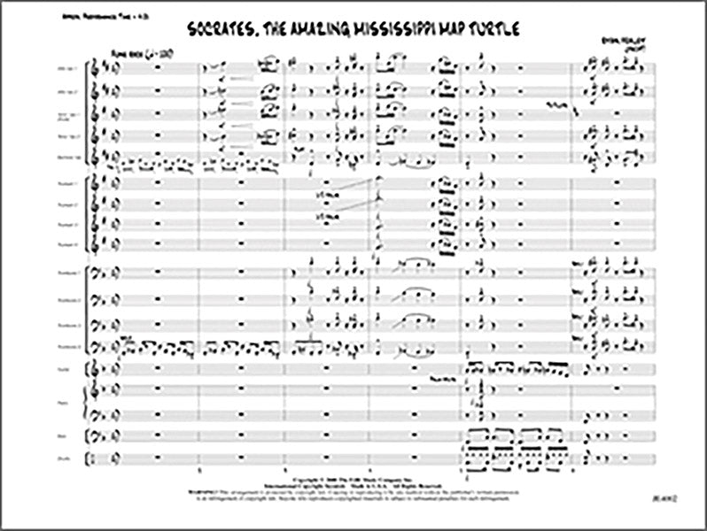 Socrates, The Amazing Mississippi Map Turtle: Score Sheet Music Preview