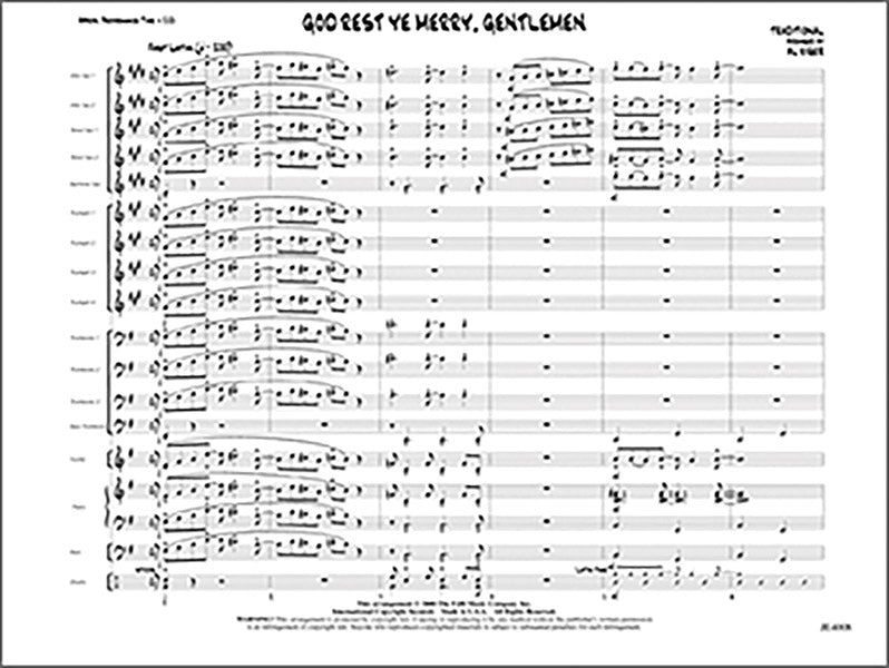 God Rest Ye Merry, Gentlemen: Tenor Sax 1 Sheet Music Preview
