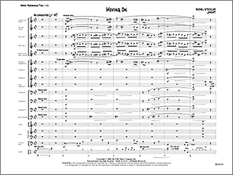 Moving On: Trumpet 2 Sheet Music Preview