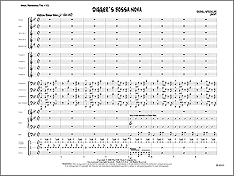 Digger's Bossa Nova: Trumpet 4 Sheet Music Preview