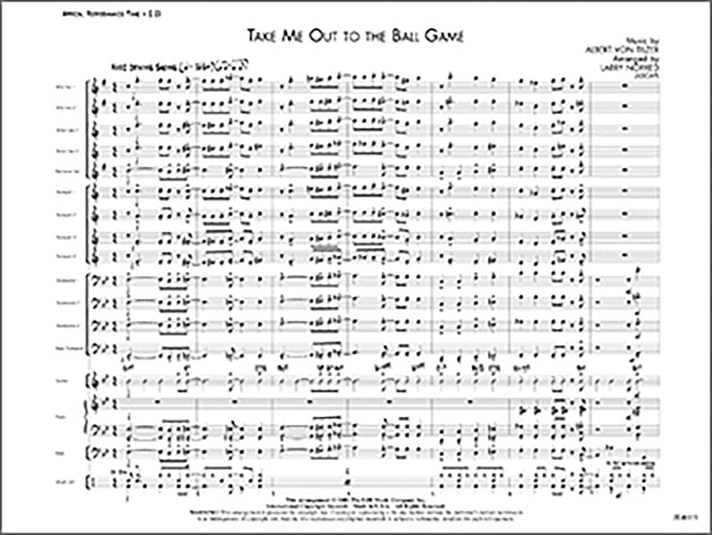 Take Me Out to the Ball Game: Trombone 2 Sheet Music Preview