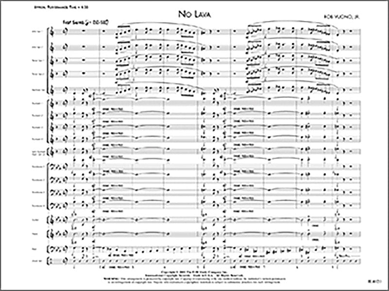 No Lava: Trumpet 2 Sheet Music Preview