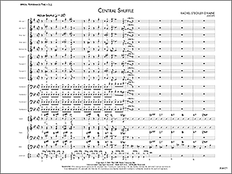 Central Shuffle Sheet Music Preview