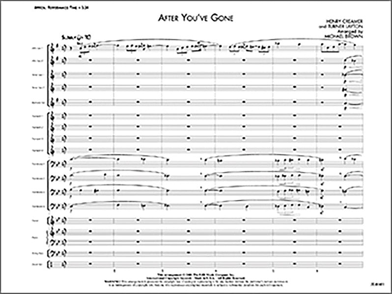 After You've Gone: Tenor Sax 2 Sheet Music Preview