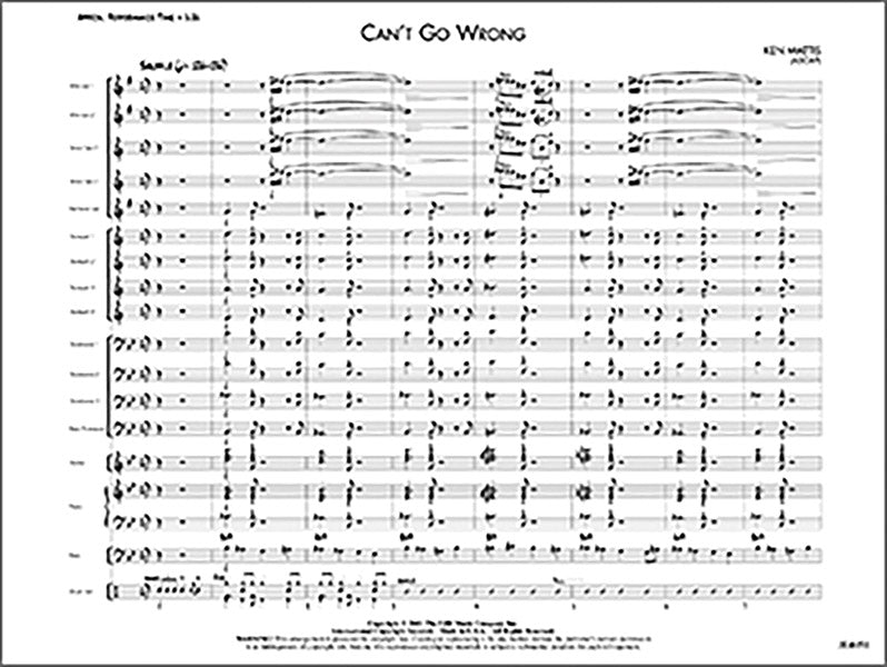 Can't Go Wrong: Bass Trombone Sheet Music Preview