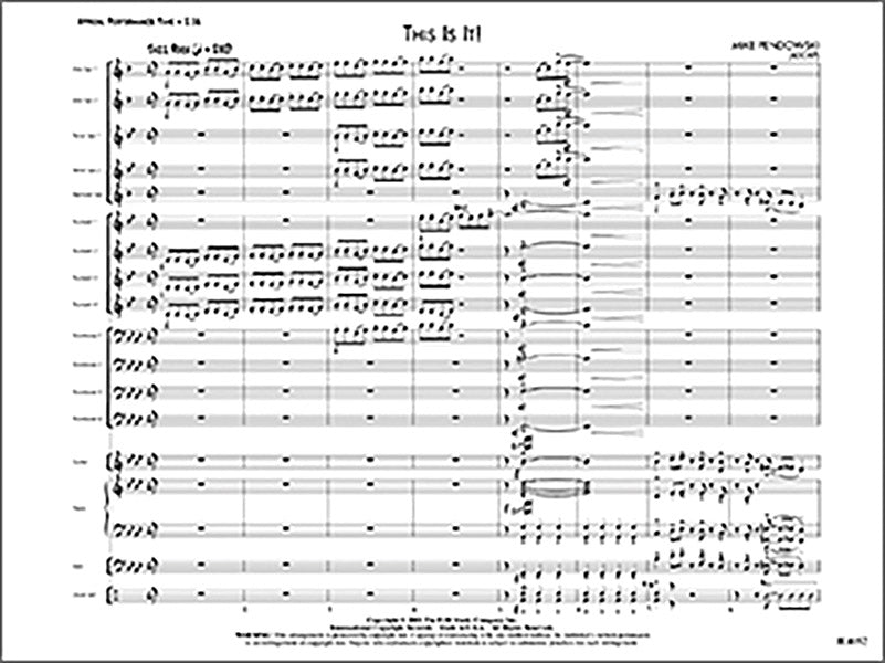 This Is It!: Trombone 2 Sheet Music Preview