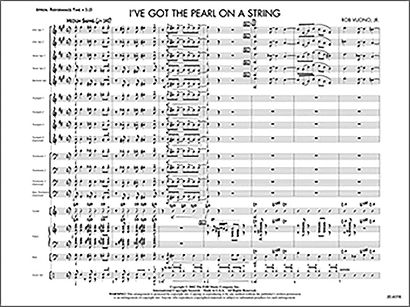 I've Got the Pearl on a String: Trumpet 2 Sheet Music Preview
