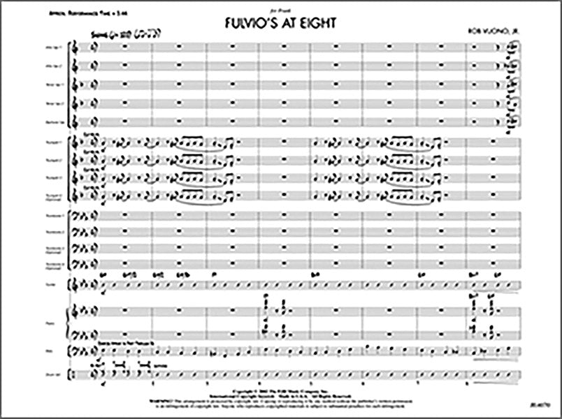 Fulvio's at Eight: Trumpet 3 Sheet Music Preview