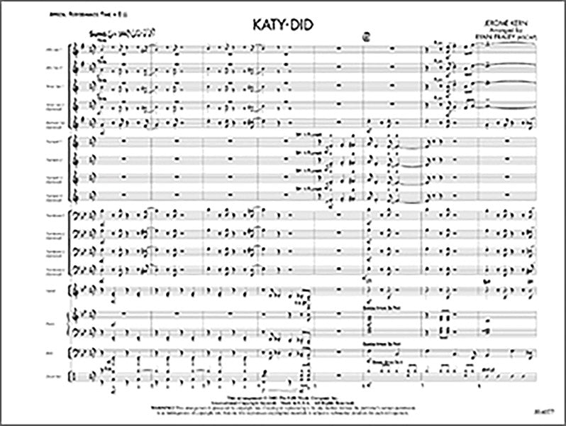 Katy-Did: Optional Trumpet 4 Sheet Music Preview