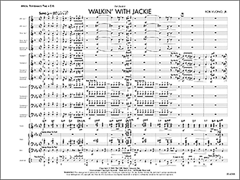 Walkin' with Jackie: Optional Trombone 2 Sheet Music Preview