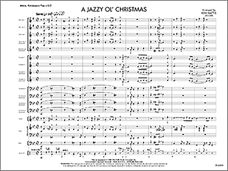 A Jazzy Ol' Christmas: Trumpet 1 Sheet Music Preview