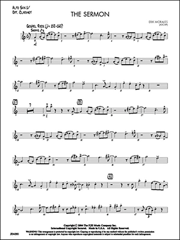The Sermon: Trumpet 2 Sheet Music Preview