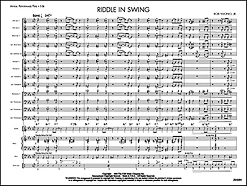 Riddle in Swing: Guitar Chord Guide Sheet Music Preview
