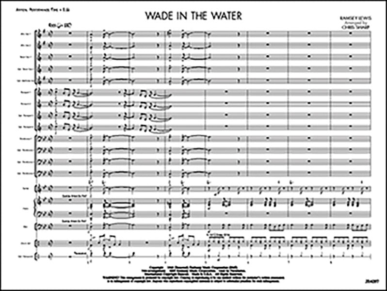 Wade in the Water: Score Sheet Music Preview