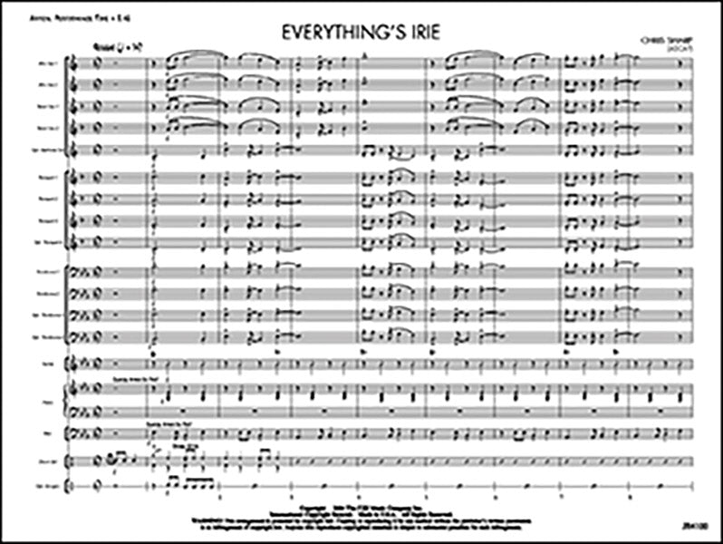 Everything's Irie: Trumpet 2 Sheet Music Preview