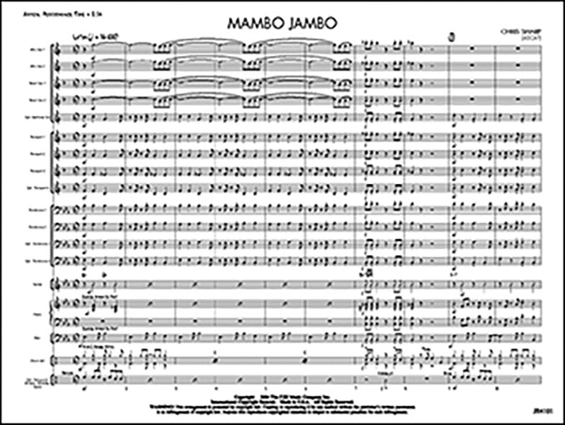 Mambo Jambo: Tenor Sax 1 Sheet Music Preview