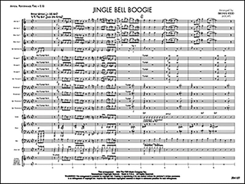 Jingle Bell Boogie: Score Sheet Music Preview