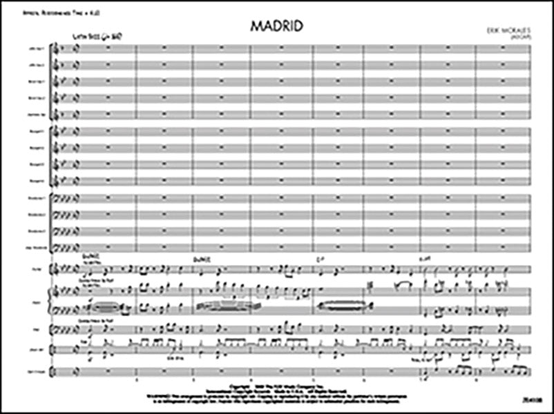 Madrid: Alto Sax 2 Sheet Music Preview