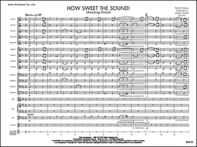 How Sweet the Sound! (Amazing Grace): Trombone 4 Sheet Music Preview