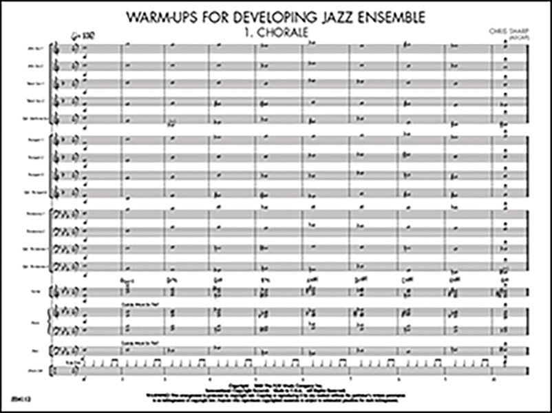 Warm-Ups for Developing Jazz Ensemble: Guitar Sheet Music Preview