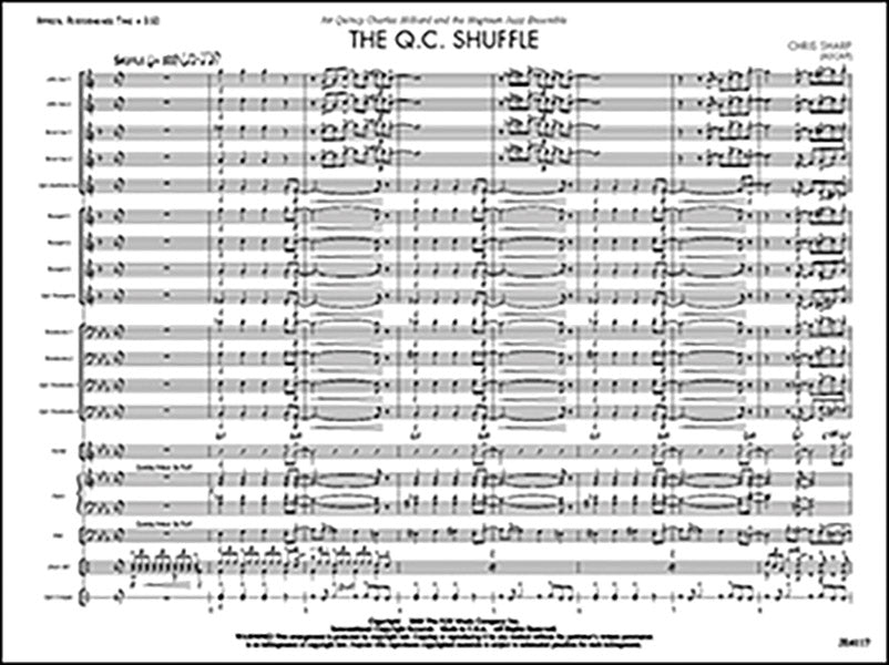 The Q.C. Shuffle: Trumpet 1 Sheet Music Preview