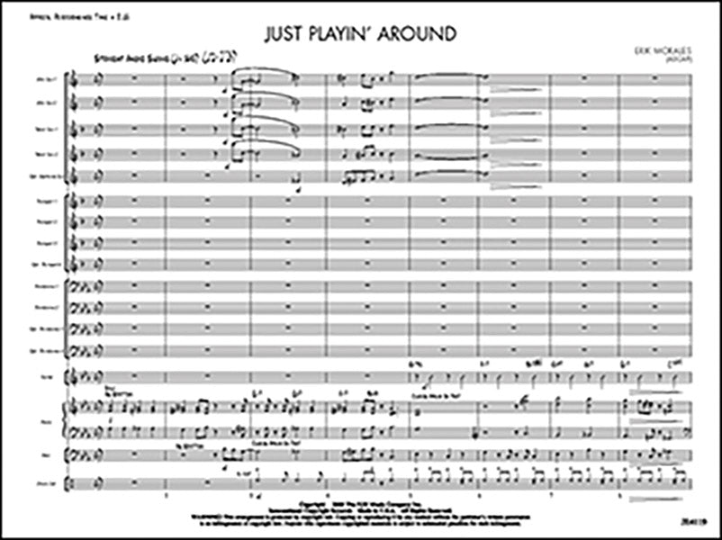 Just Playin' Around: Alto Sax 2 Sheet Music Preview