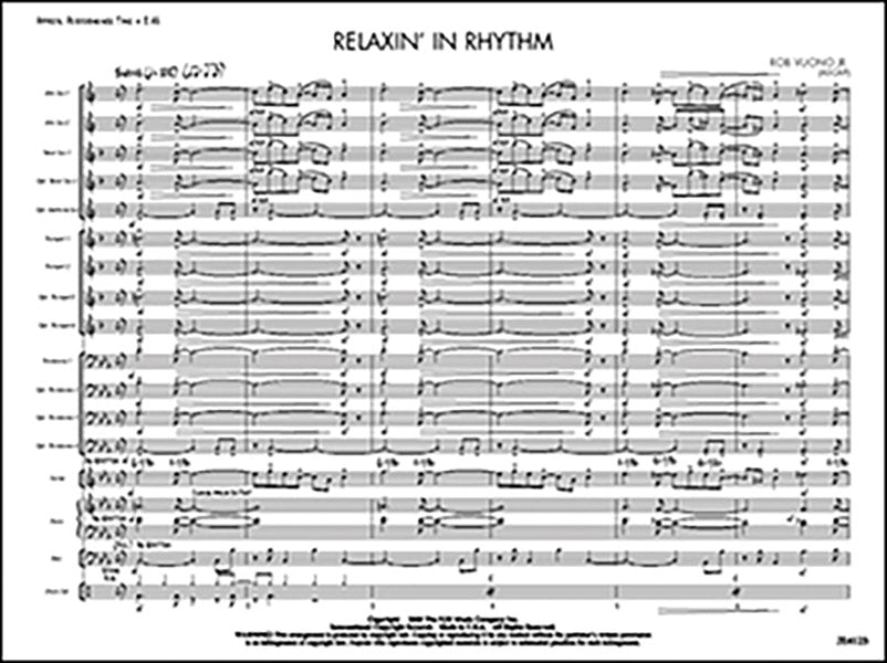 Relaxin' in Rhythm: Tenor Sax 1 Sheet Music Preview