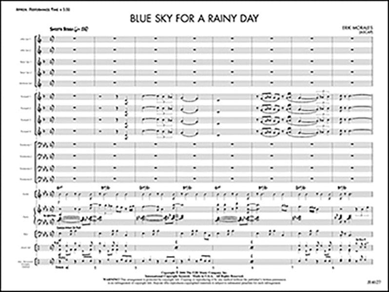 Blue Sky for a Rainy Day: Aux. Percussion Sheet Music Preview
