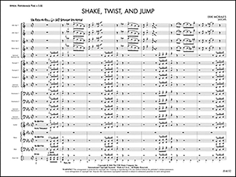 Shake, Twist, and Jump: Trombone 2 Sheet Music Preview