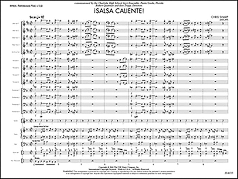 Salsa Caliente!: Trombone 3 Sheet Music Preview