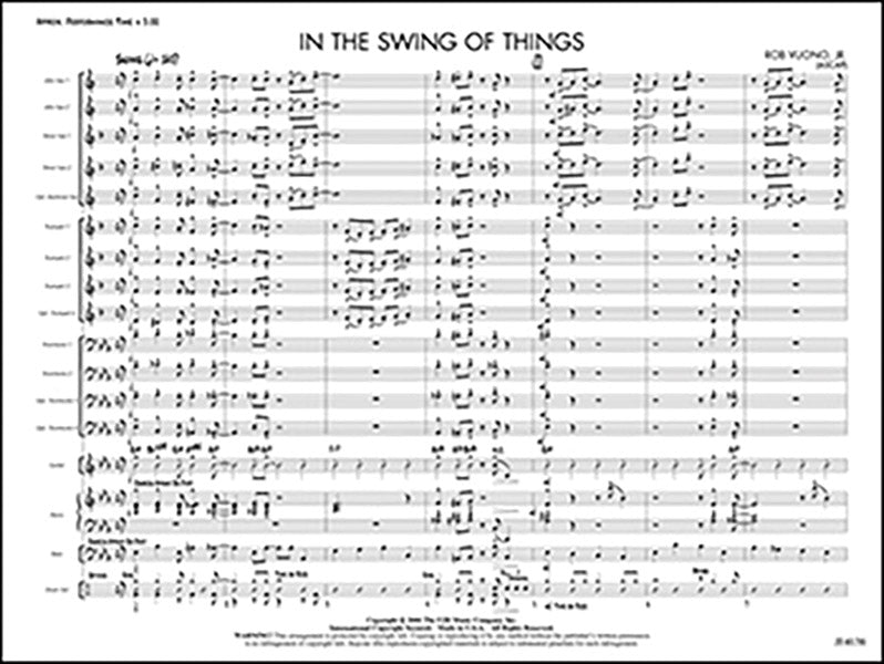 In the Swing of Things: Tenor Sax 1 Sheet Music Preview