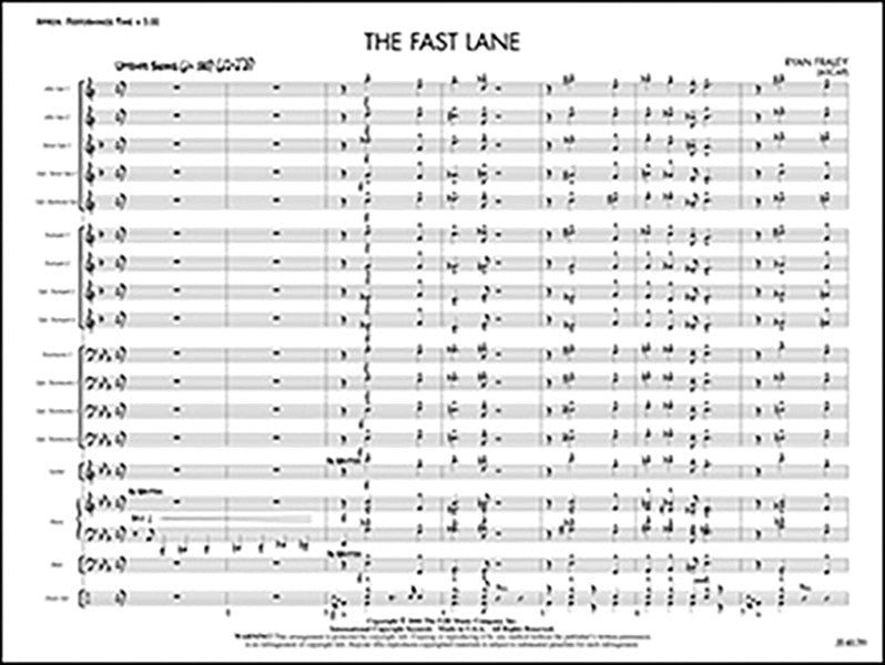The Fast Lane: Drum Set Sheet Music Preview