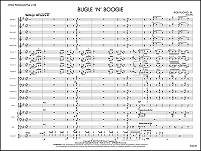Bugle 'n' Boogie: Piano Sheet Music Preview