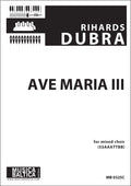 Ave Maria III (Mixed Choir) Cover Image