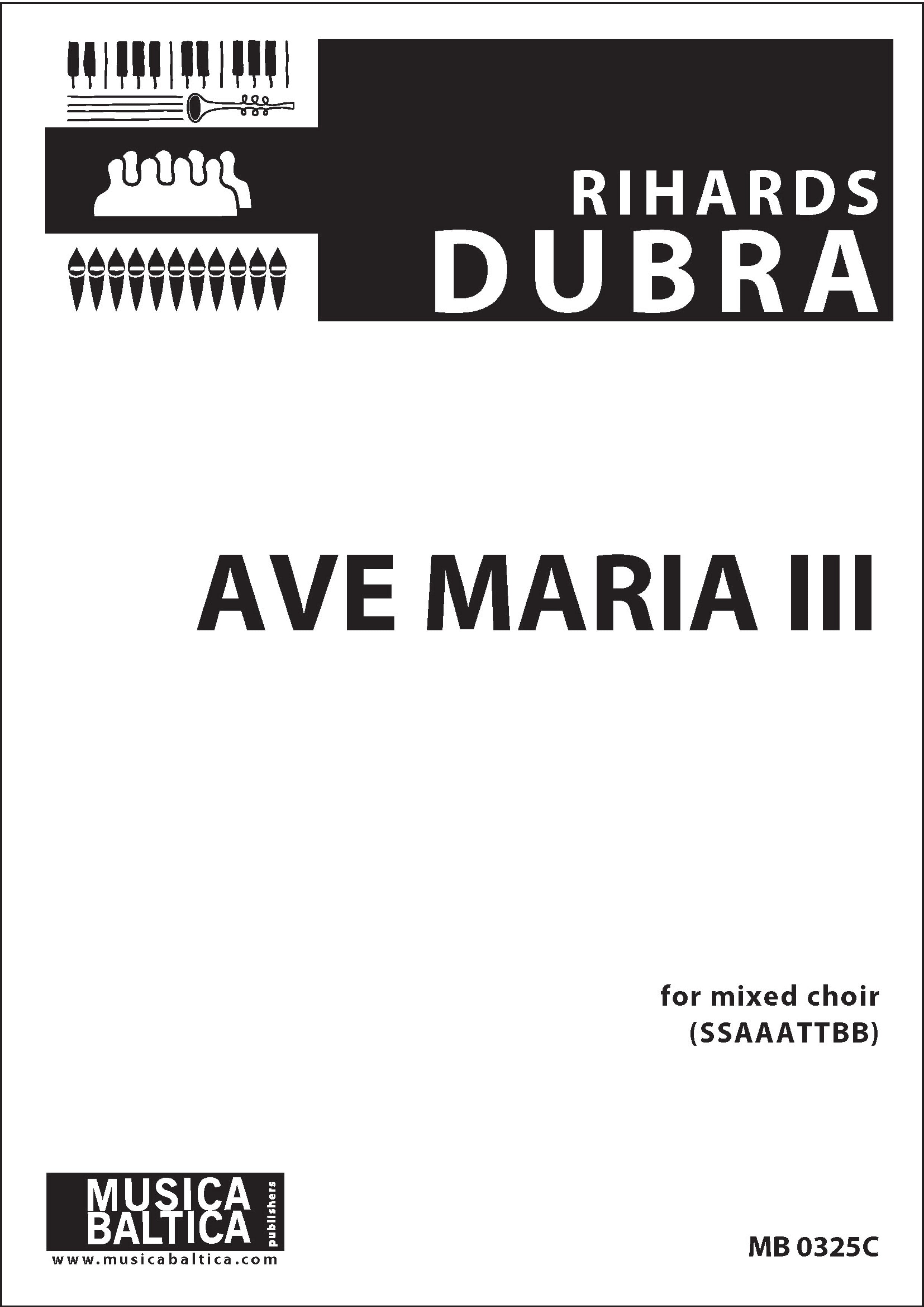 Ave Maria III (Mixed Choir) Cover Image