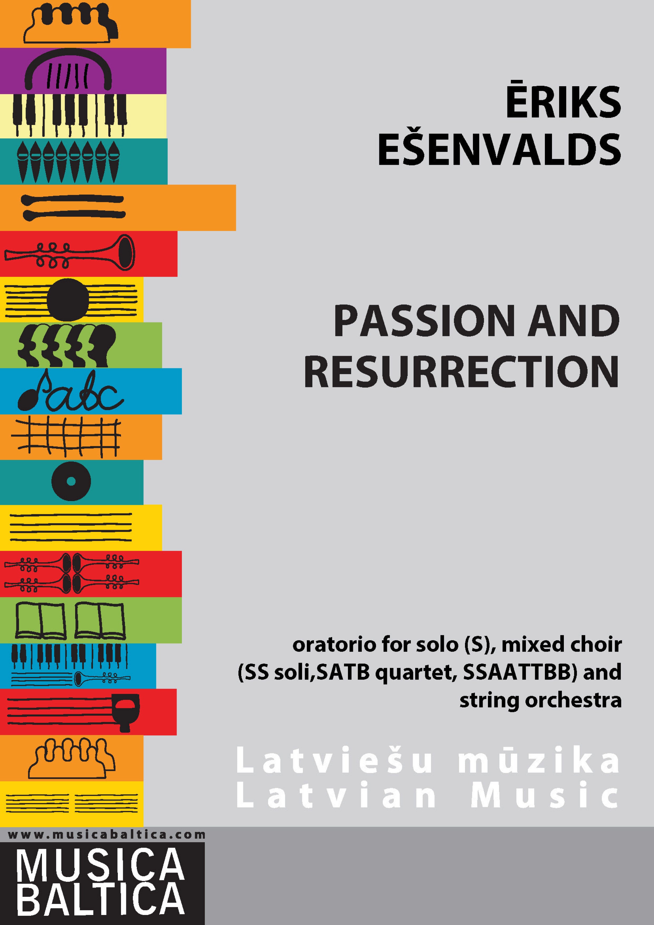 Passion and Resurrection (Full Score) Cover Image