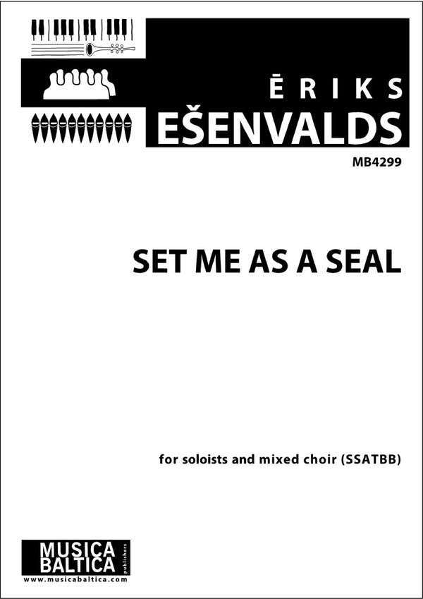 Set Me As A Seal (Mixed Voices) Cover Image