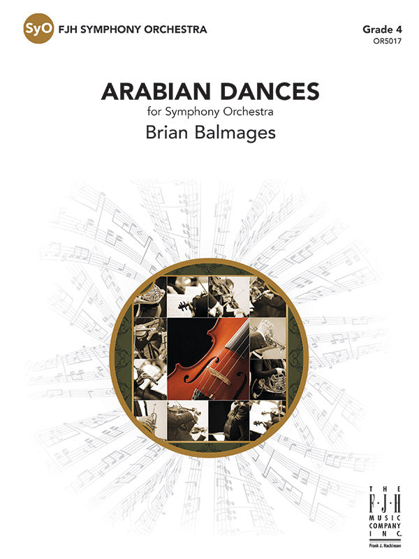 Arabian Dances: Opt. E-flat Alto Saxophone 2 (Horn 2 double) Sheet Music Preview