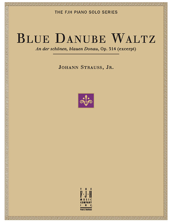Blue Danube Waltz (Op. 314 excerpt) Cover Image