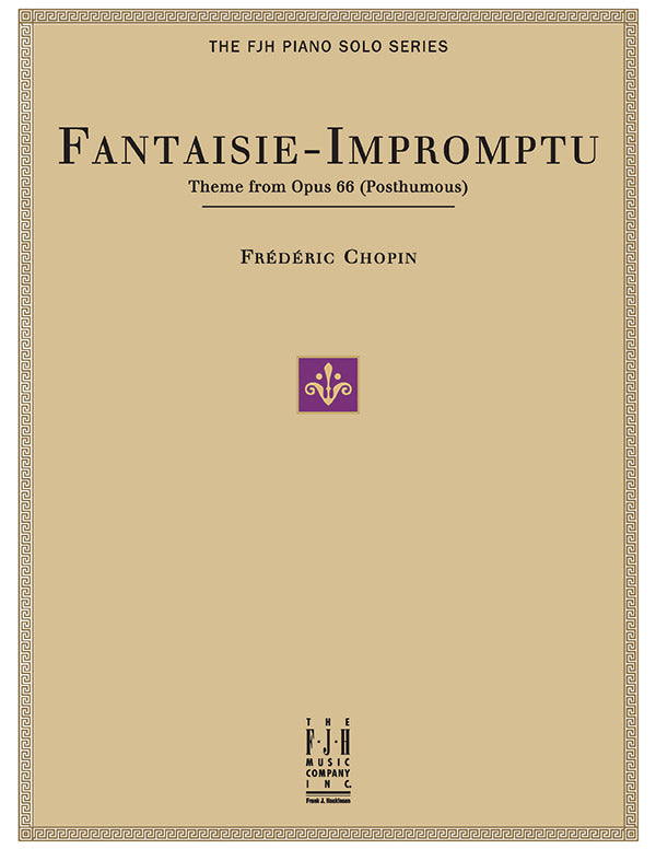 Fantaisie-Impromptu Theme from Op. 66 (Posthumous) Sheet Music Preview
