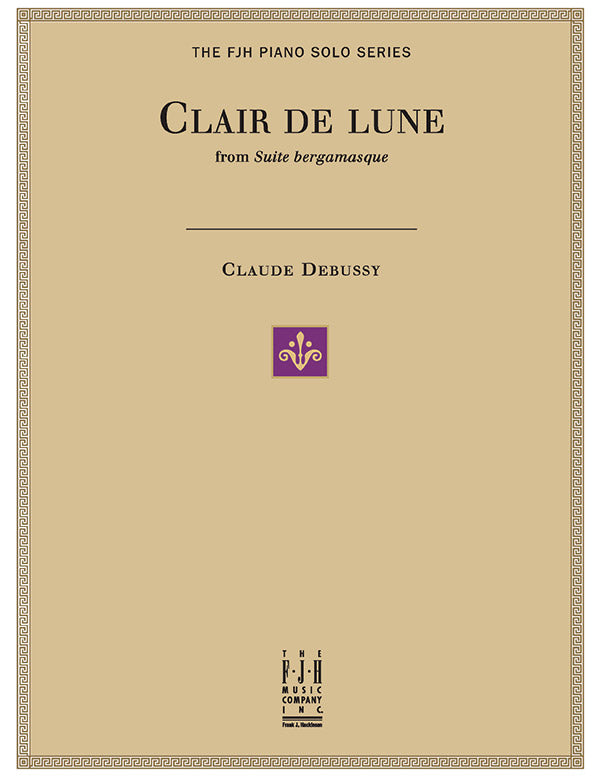 Clair de lune from Suite bergamasque Cover Image