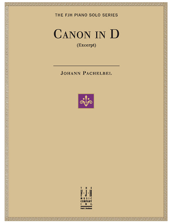 Canon in D (Excerpt) Cover Image
