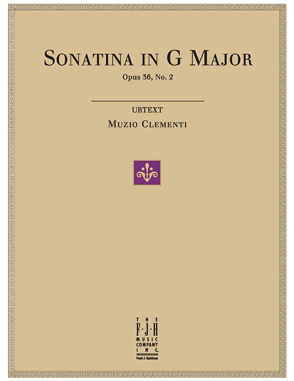 Sonatina in G Major, Op.36, No.2 Cover Image