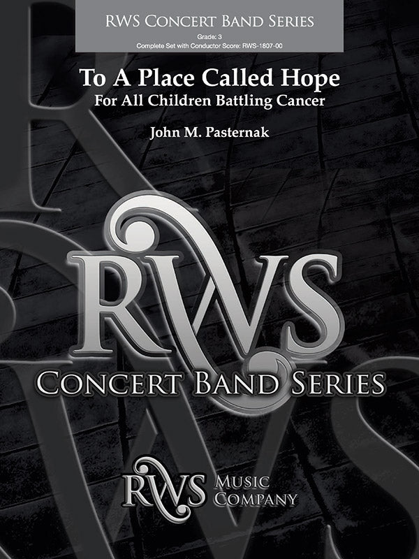 To a Place Called Hope - For All Children Battling Cancer: 1st F Horn Sheet Music Preview