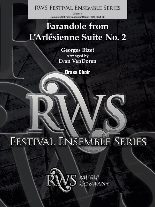 Farandole from <i>L'Arlésienne Suite No. 2</i> - For Brass Choir: Score Sheet Music Preview